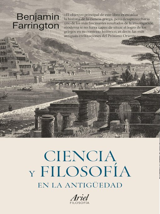 Title details for Ciencia y filosofía en la Antigüedad by Benjamin Farrington - Available